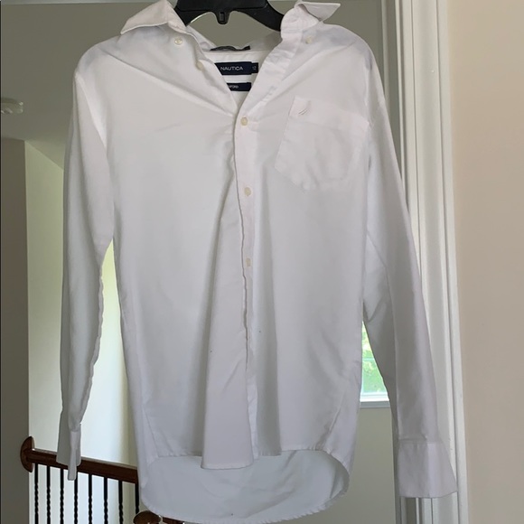 Nautica Kids Dress Shirt Flannel Buffon Down - Picture 1 of 3